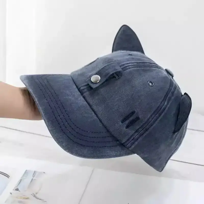 Cat Ears Aviator Sunglasses Cap Men Women - Image 6