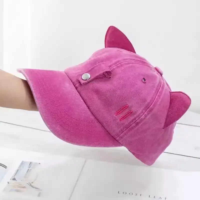 Cat Ears Aviator Sunglasses Cap Men Women - Image 8