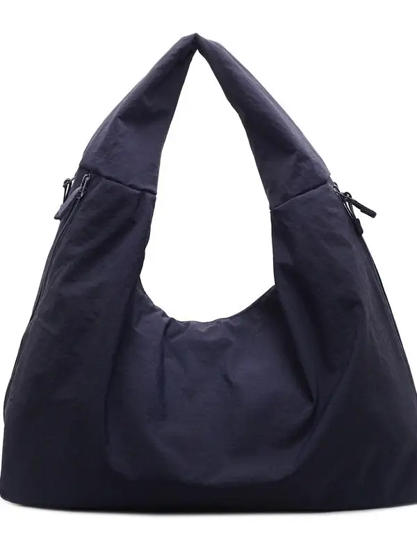 Women Large Canvas Shoulder Bag Spring Autumn Casual Light Blue - Image 11