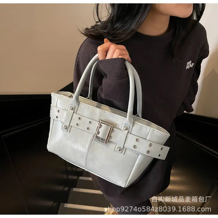 Cross-Border Large Capacity Shoulder Bag for Women, Beige, 2026 New Model — feature 20