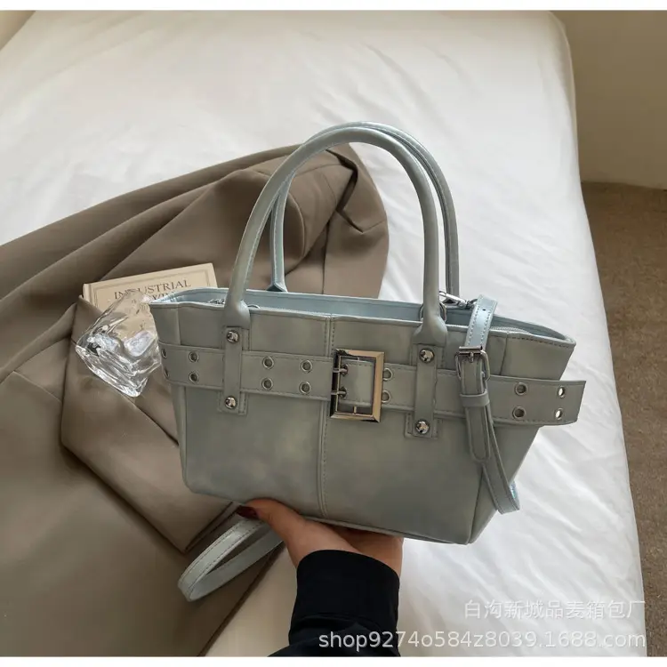 Cross-Border Large Capacity Shoulder Bag for Women, Beige, 2026 New Model - Image 4