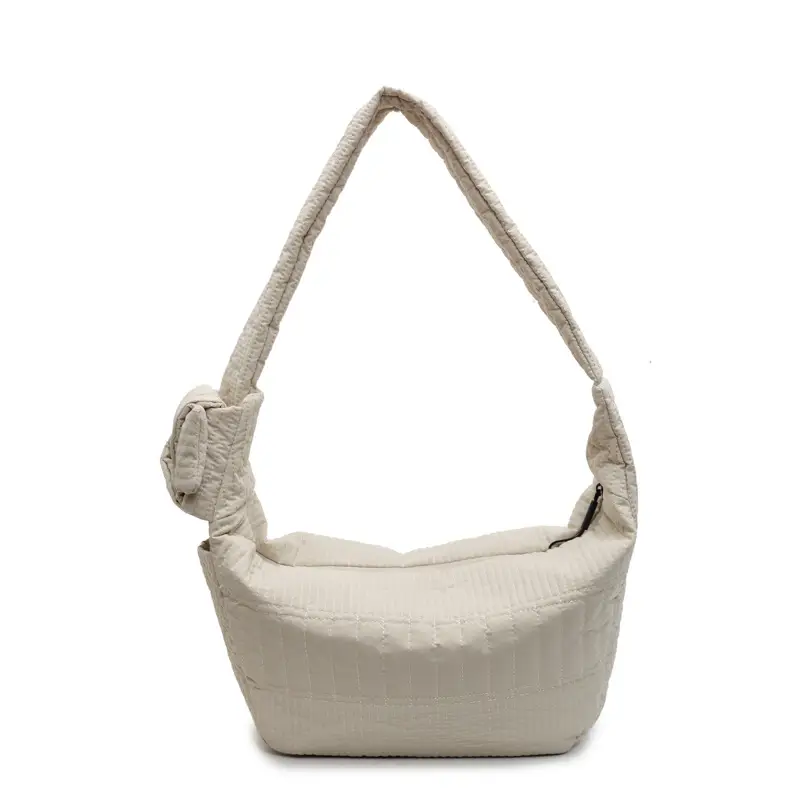 Women's 2025 Lazy Style Nylon Tote Bag with Wide Strap - Image 2