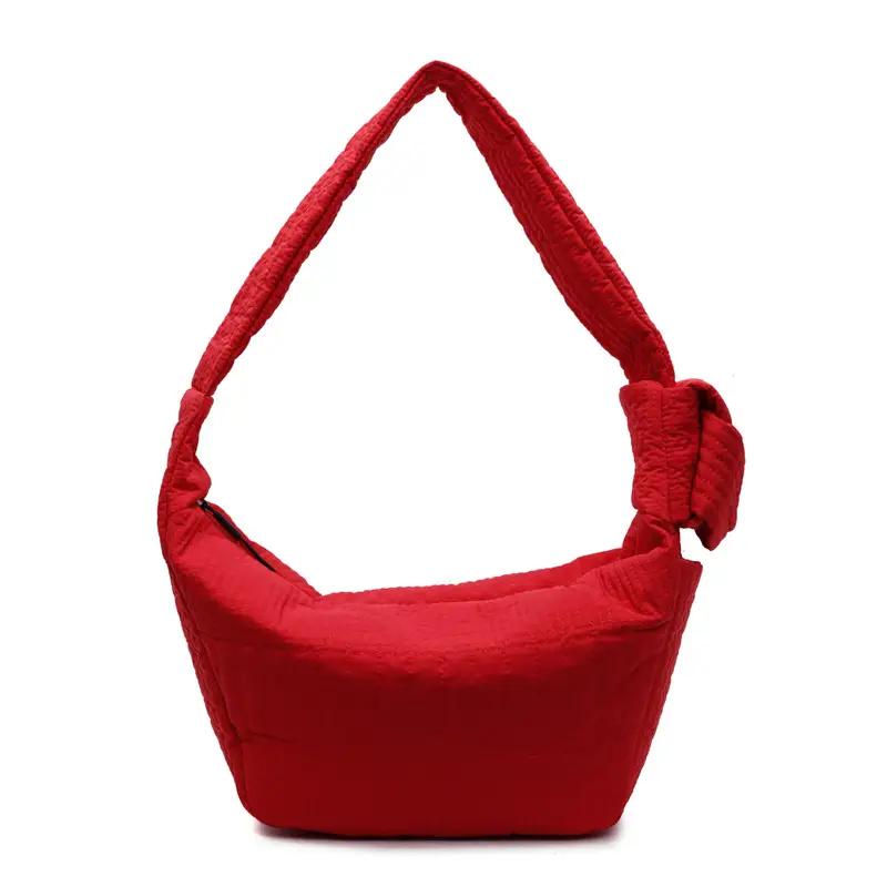Women's 2025 Lazy Style Nylon Tote Bag with Wide Strap - Image 4