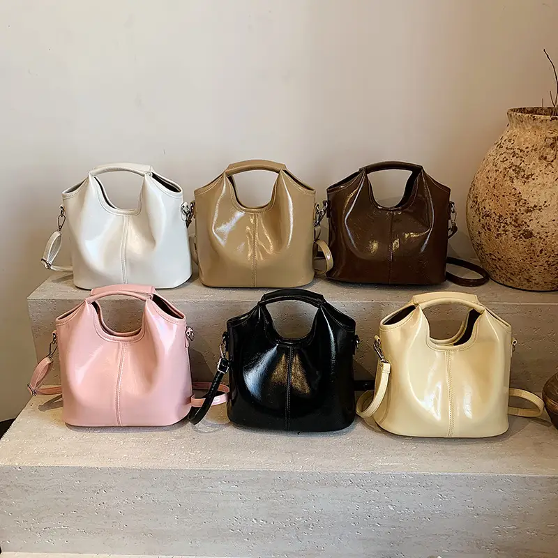 Brown French Style Crossbody Bag for Women - Image 10