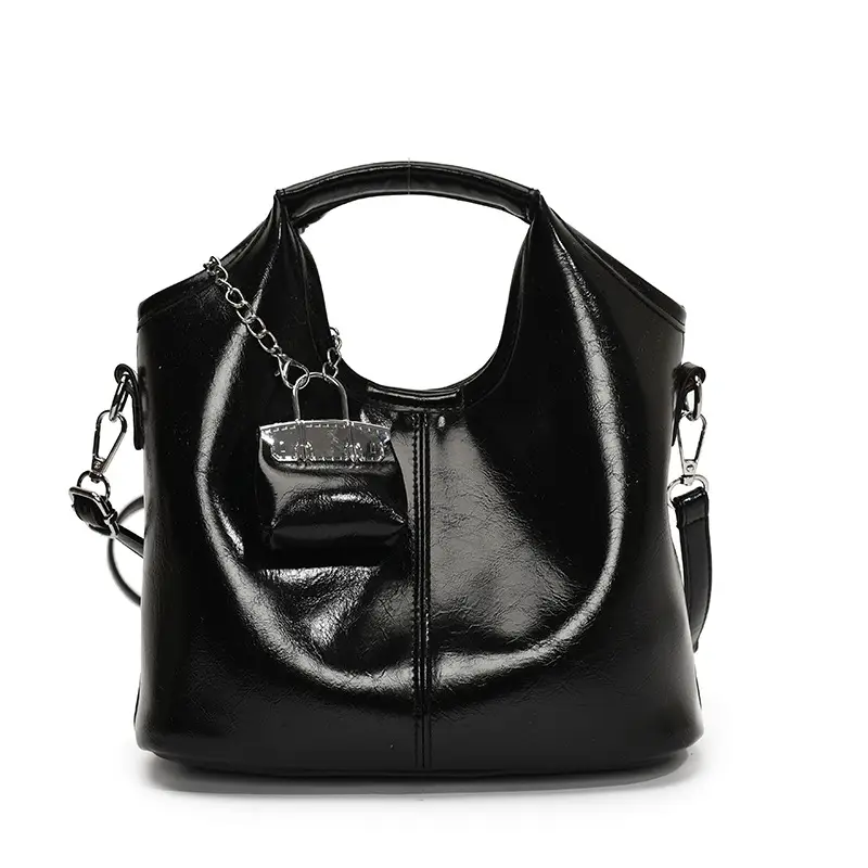 Brown French Style Crossbody Bag for Women - Image 11