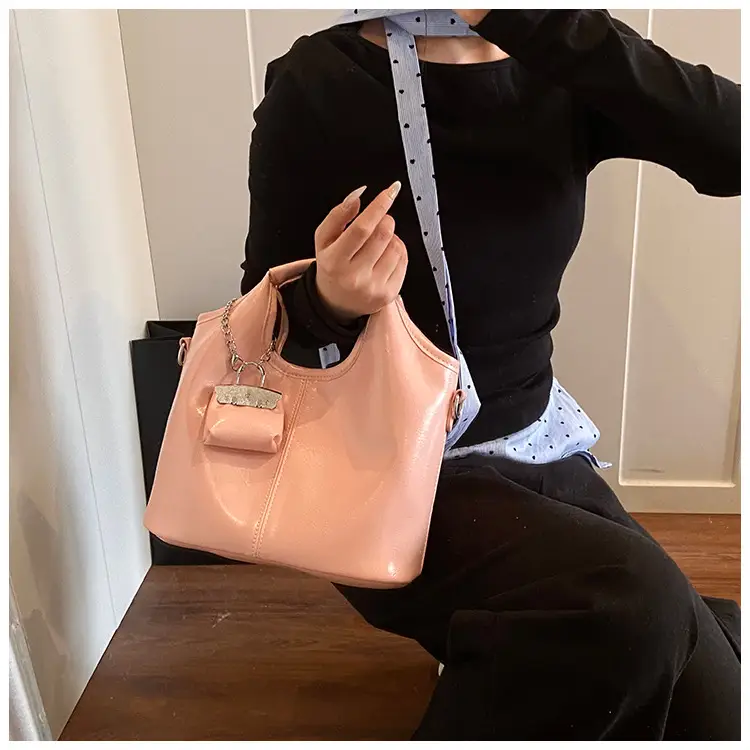 Brown French Style Crossbody Bag for Women — feature 17