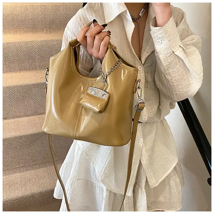 Brown French Style Crossbody Bag for Women — feature 40