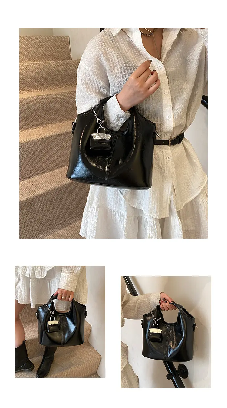 Brown French Style Crossbody Bag for Women — feature 6