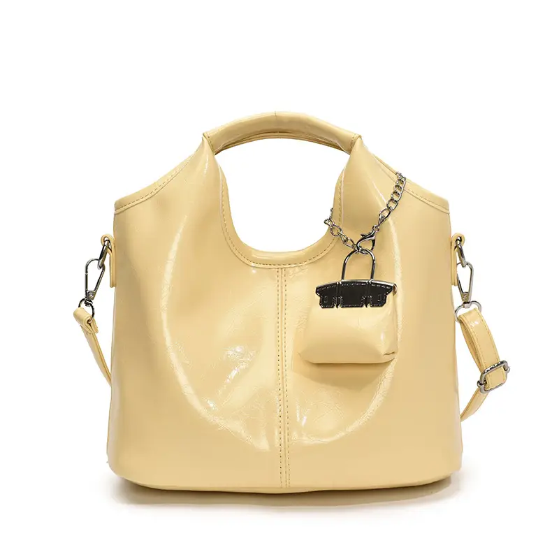 Brown French Style Crossbody Bag for Women - Image 5