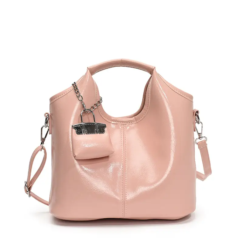 Brown French Style Crossbody Bag for Women - Image 6