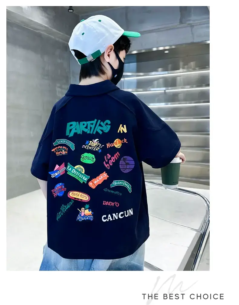 Children's T-Shirt Breaks Cancer Print 2026 Summer Wear — feature 13
