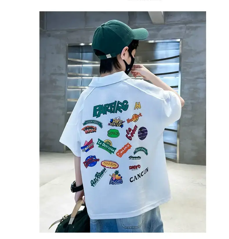 Children's T-Shirt Breaks Cancer Print 2026 Summer Wear — feature 7