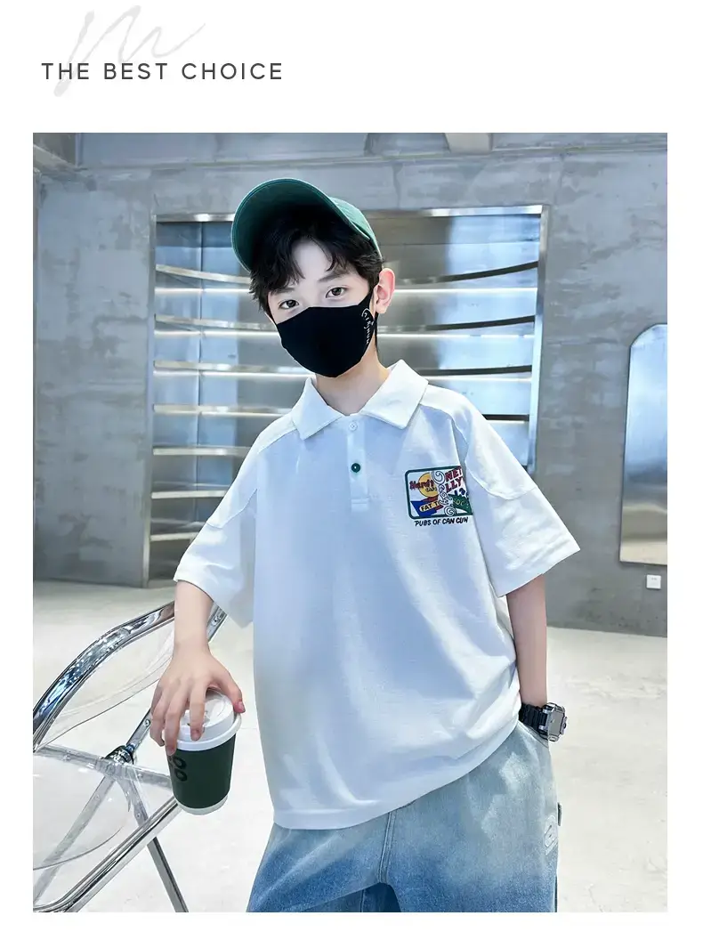 Children's T-Shirt Breaks Cancer Print 2026 Summer Wear — feature 9