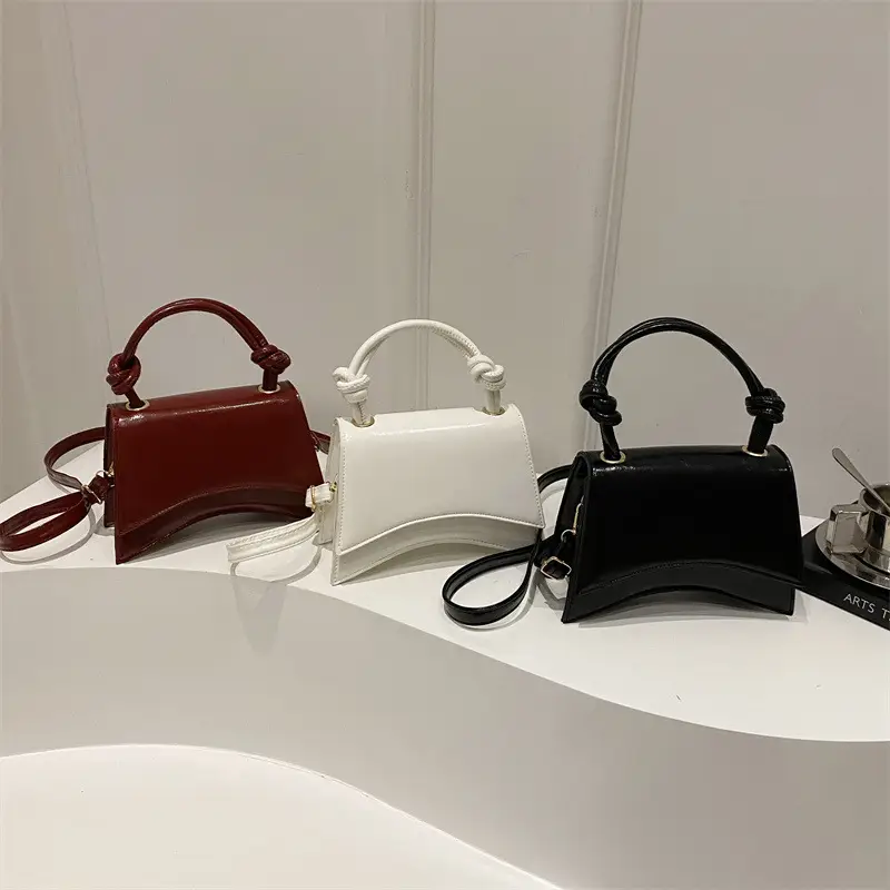 Women's 2-Piece Shoulder Bags Red White Black - Image 4
