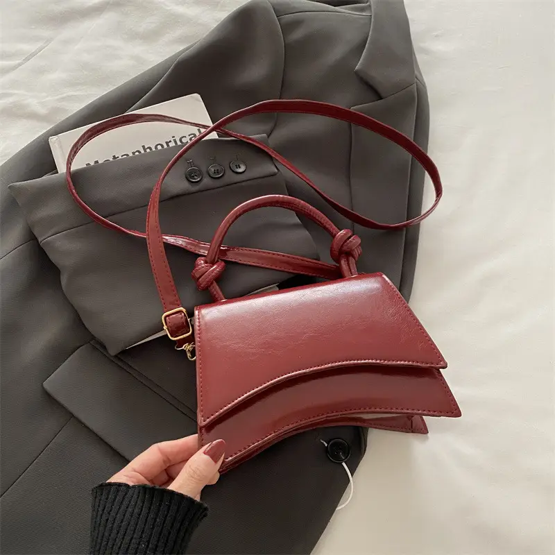 Women's 2-Piece Shoulder Bags Red White Black - Image 3