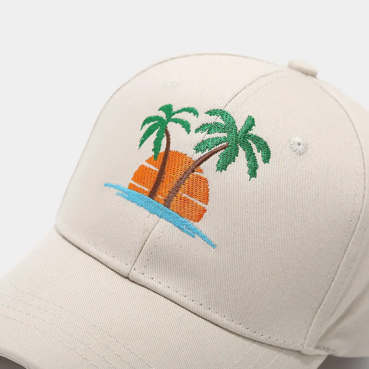 Black Embroidered Coconut Cap for Women & Men — feature 10