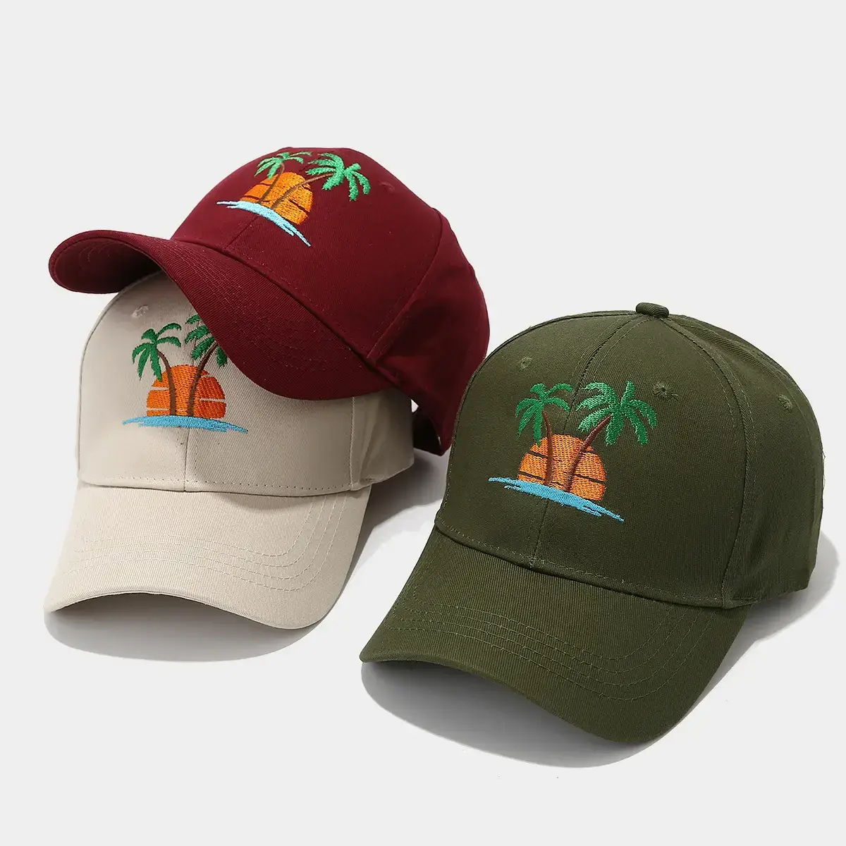 Black Embroidered Coconut Cap for Women & Men — feature 2