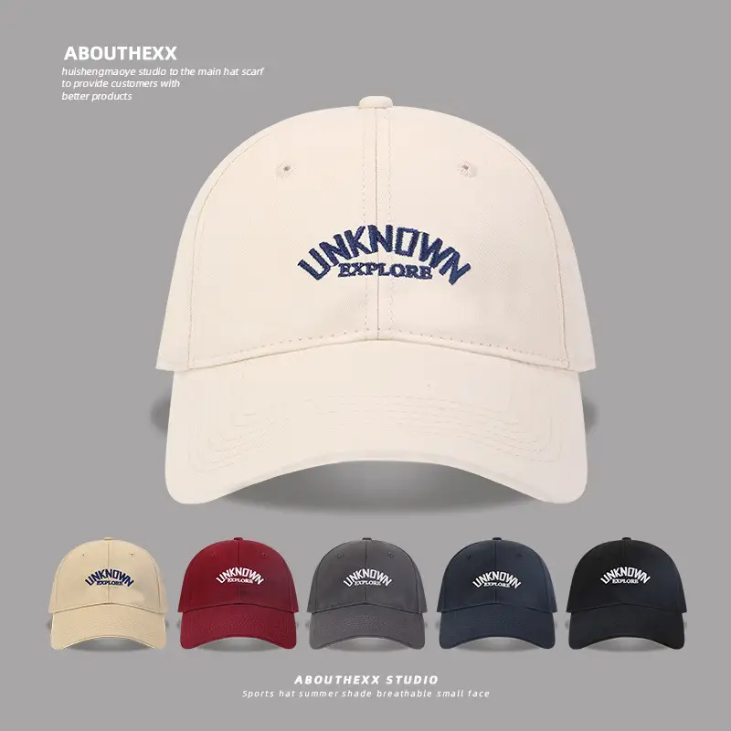 Red Unknown Explores Baseball Cap for Men - Image 7