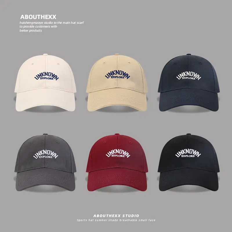 Red Unknown Explores Baseball Cap for Men - Image 8