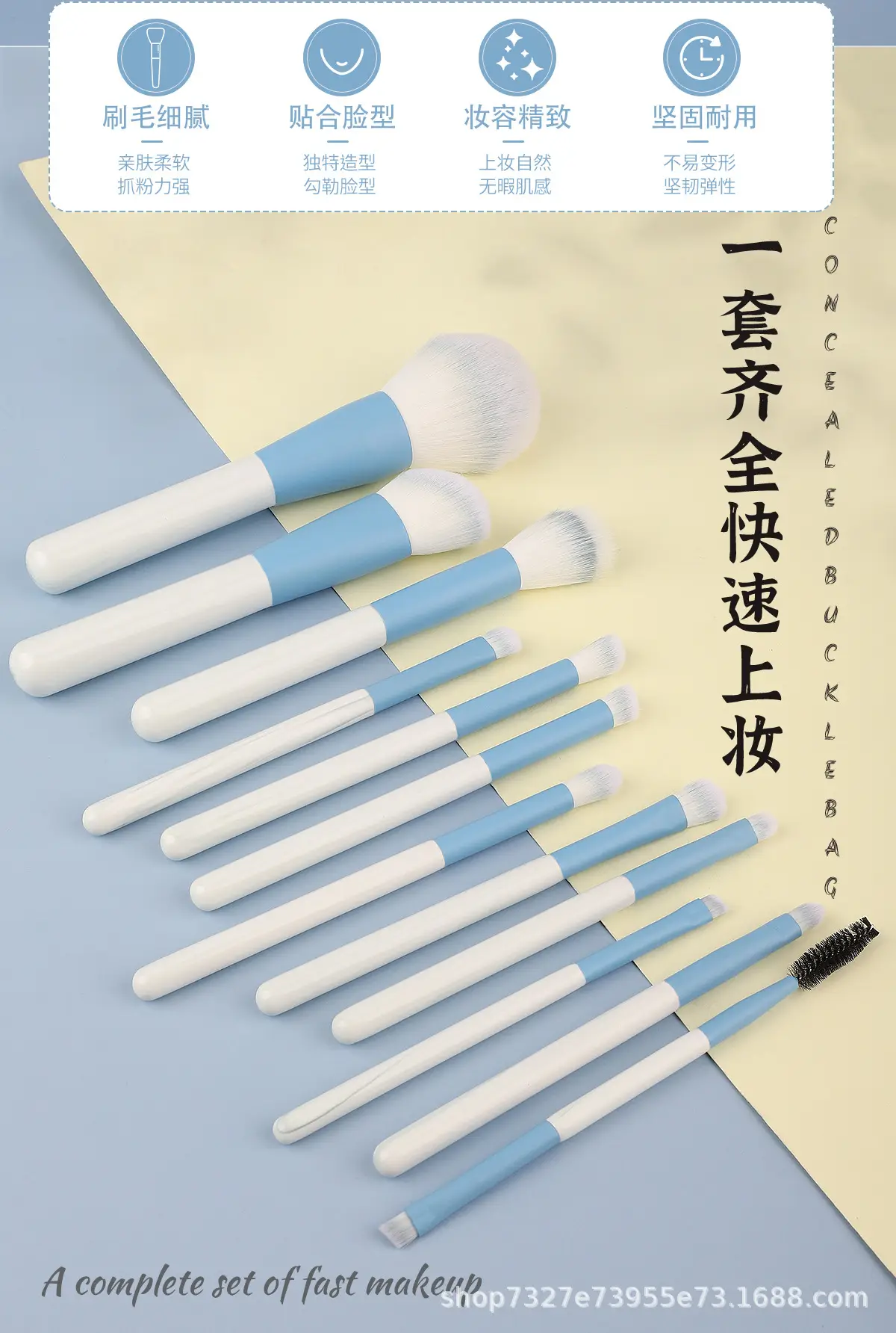 Clear Sky Makeup Brush Set 12 Pcs Dot Concealer Eye Liner — feature 3