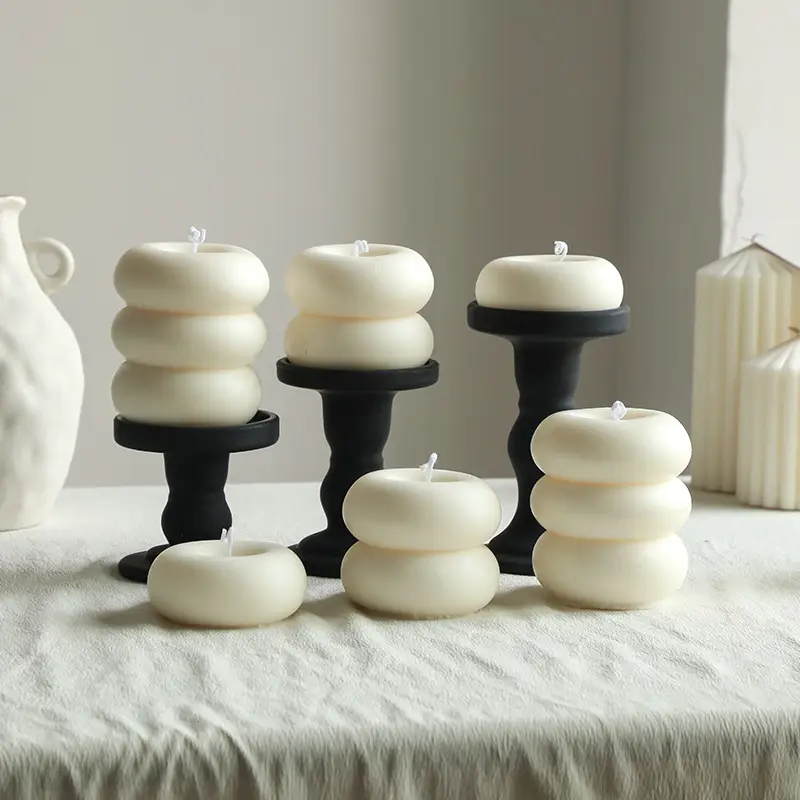 Nordic Minimalist Style White Ambiance Scented Candles, Geometric-Shaped Home Decor Candles, Cross-Border Gift Items — feature 6