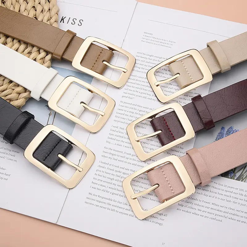 New Wide Belt Women's PU Leather Japanese Pin Buckle All-match - Image 10
