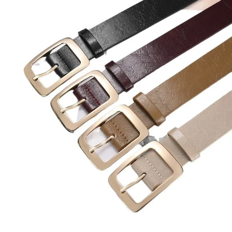 New Wide Belt Women's PU Leather Japanese Pin Buckle All-match - Image 11