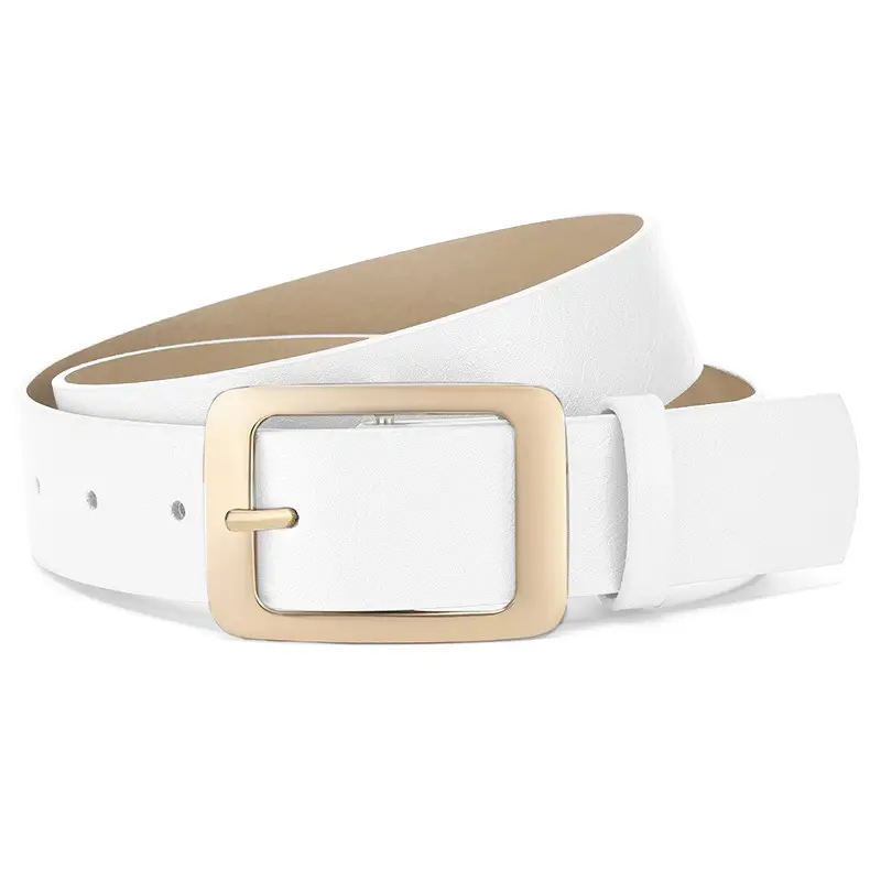 New Wide Belt Women's PU Leather Japanese Pin Buckle All-match - Image 2