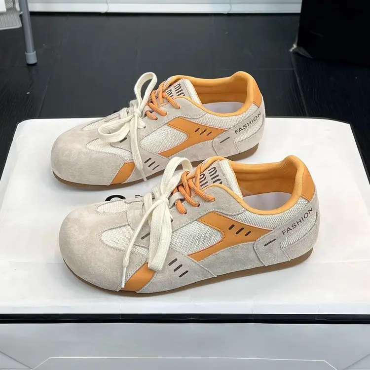 Women's Grey Mesh Training Shoes 2025 Spring — feature 1