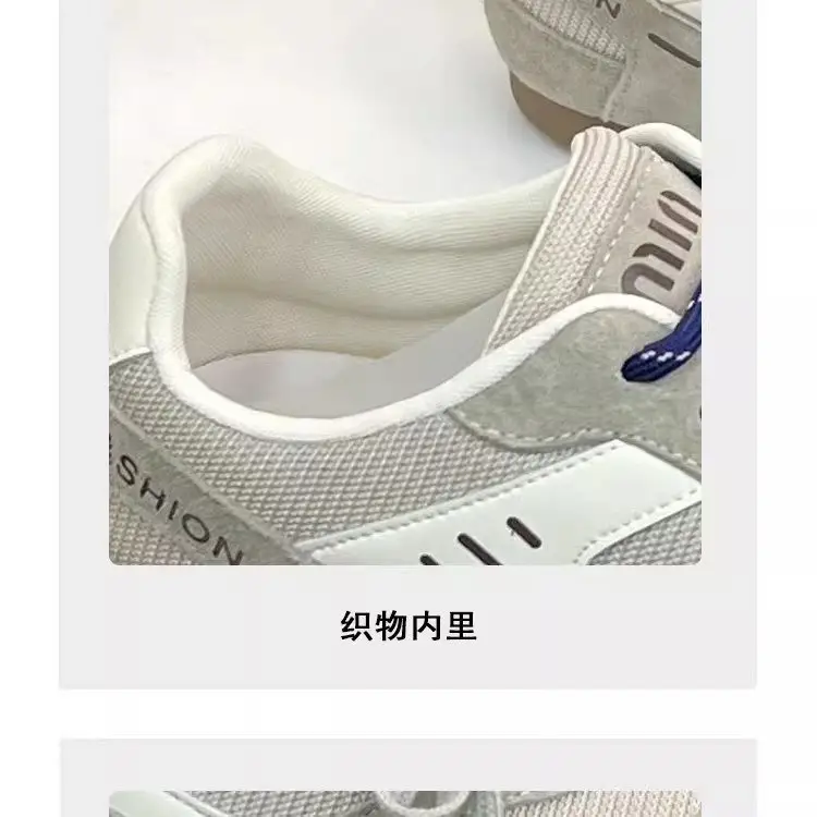 Women's Grey Mesh Training Shoes 2025 Spring — feature 13