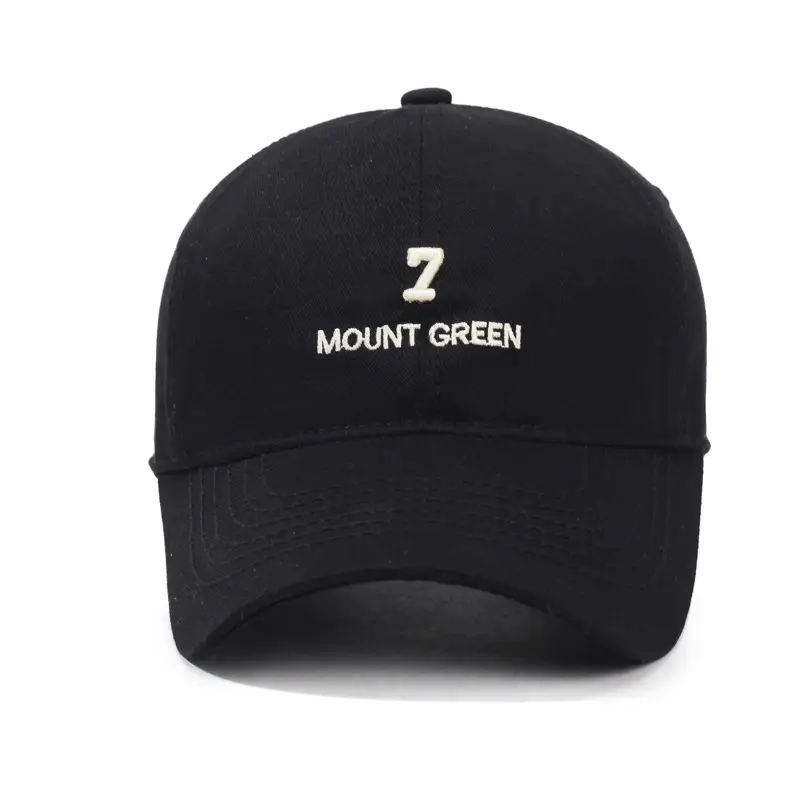 Black Baseball Cap with Silver Back Clip for Men Women - Image 9