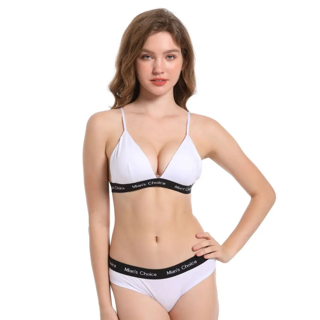 Black Letter Print Sports Bra & Tank Top Set - Image 9