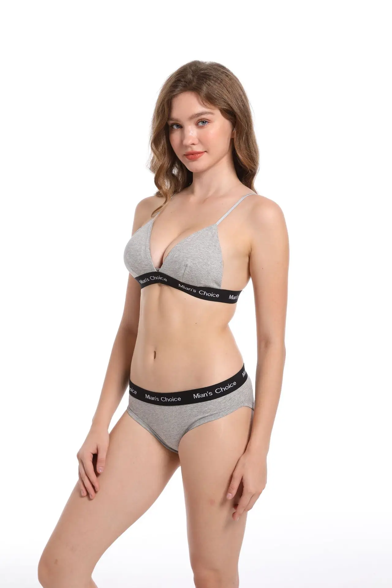 Black Letter Print Sports Bra & Tank Top Set — feature 26