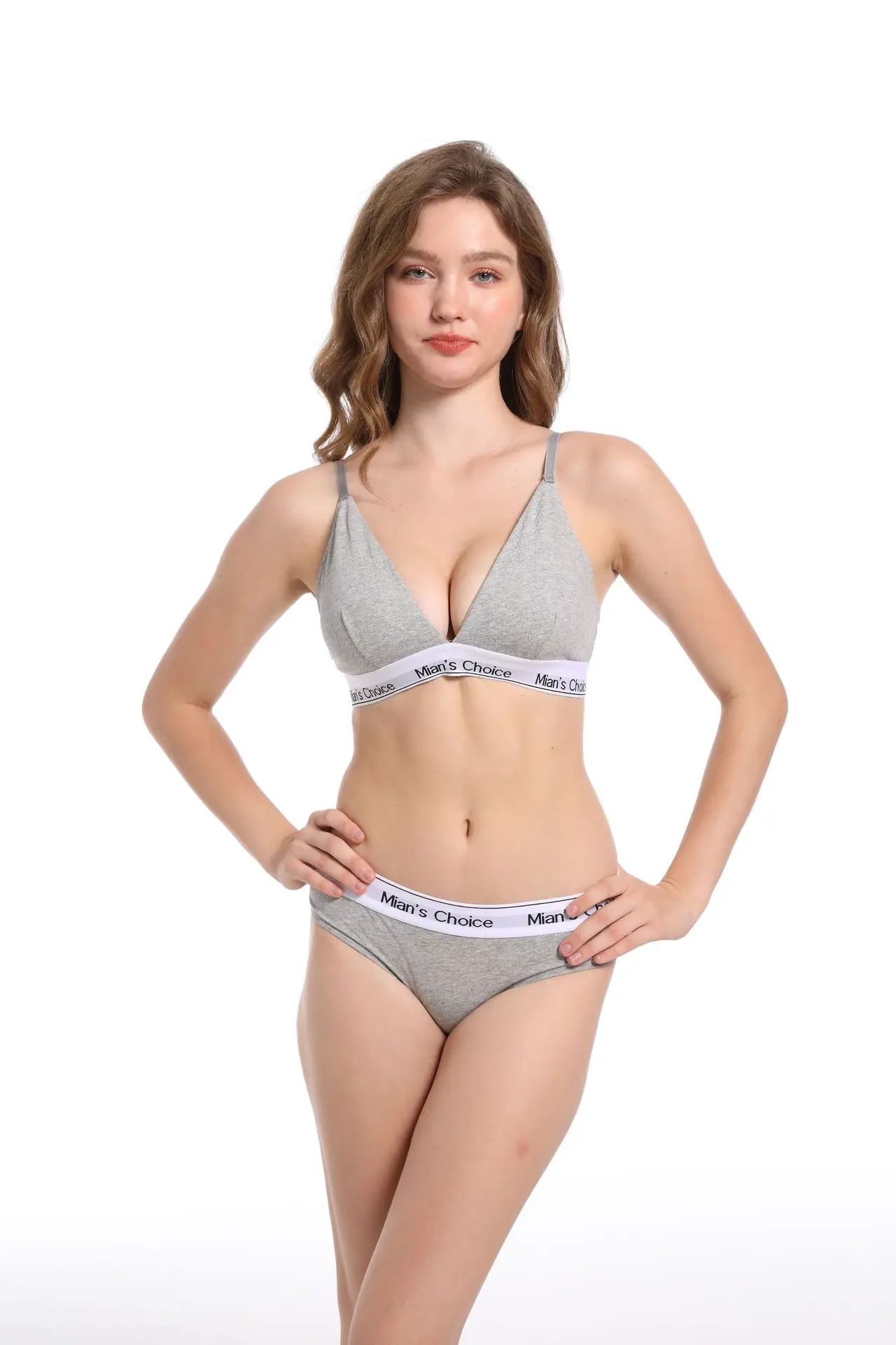 Black Letter Print Sports Bra & Tank Top Set — feature 3