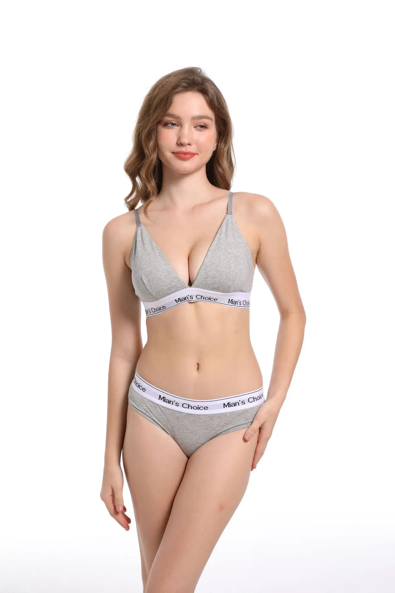 Black Letter Print Sports Bra & Tank Top Set — feature 4