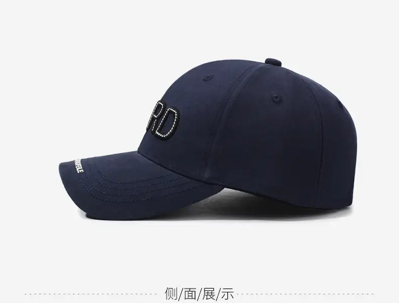 Women Korean-style Cap Black Embroidered 1 — feature 11
