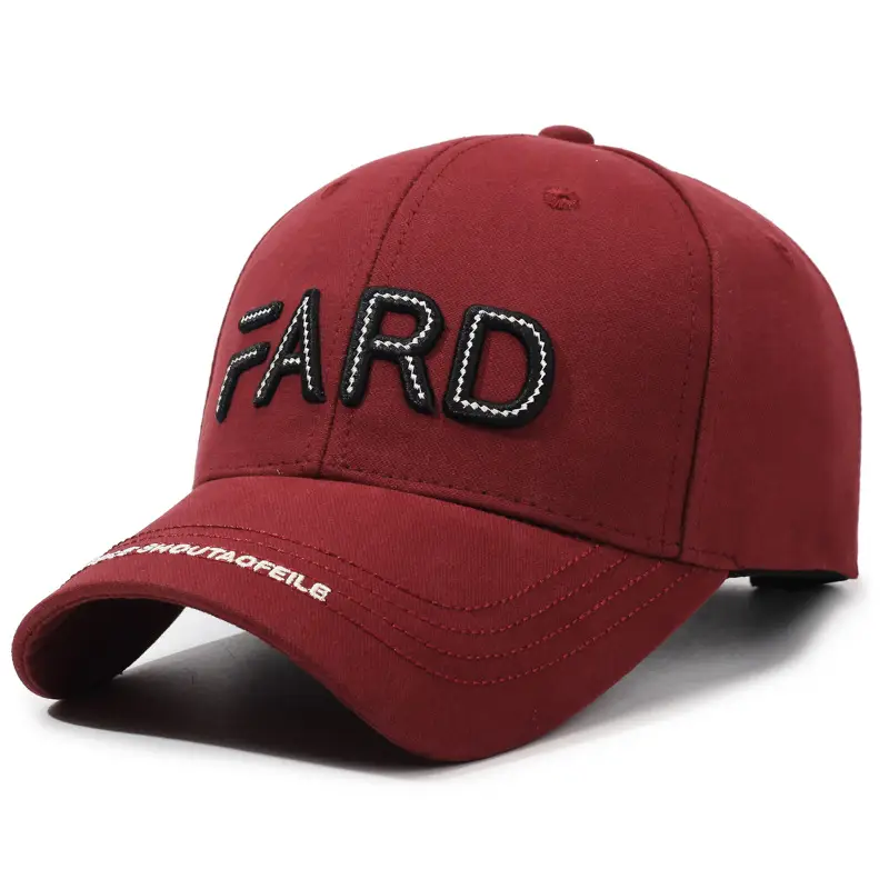 Women Korean-style Cap Black Embroidered 1 - Image 7