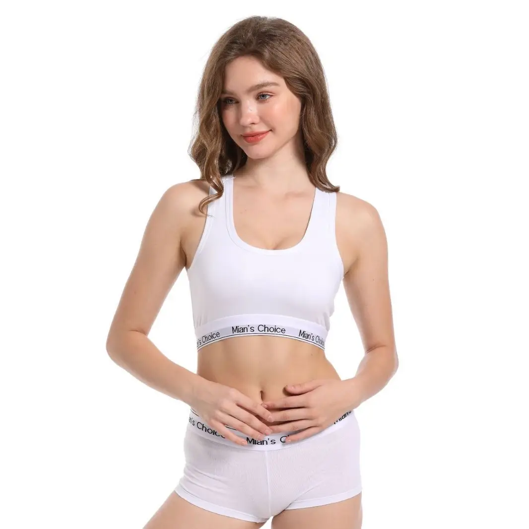 Women's Push-Up Shockproof Running Sports Bra Boxer Briefs Set - Image 8