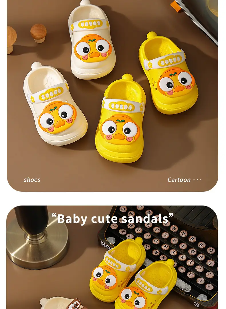 Children's Slippers Women's Summer Cave Shoes Cute Shark Small and Medium-sized Children's Baby Internet Popular Soft Bottom Non-slip Thick Bottom Men's Sandals — feature 16