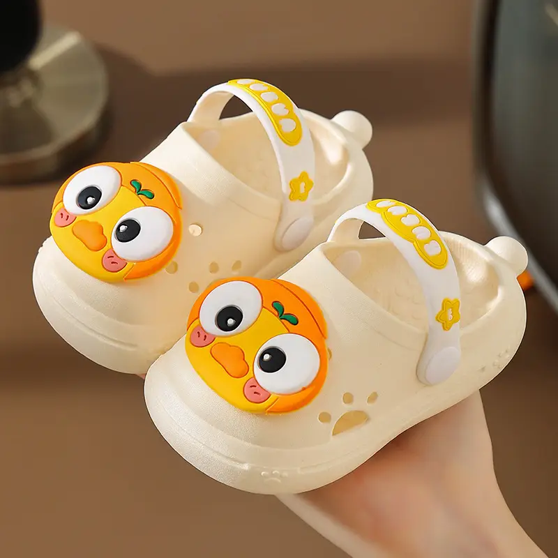 Children's Slippers Women's Summer Cave Shoes Cute Shark Small and Medium-sized Children's Baby Internet Popular Soft Bottom Non-slip Thick Bottom Men's Sandals