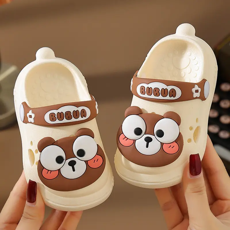 Children's Slippers Women's Summer Cave Shoes Cute Shark Small and Medium-sized Children's Baby Internet Popular Soft Bottom Non-slip Thick Bottom Men's Sandals