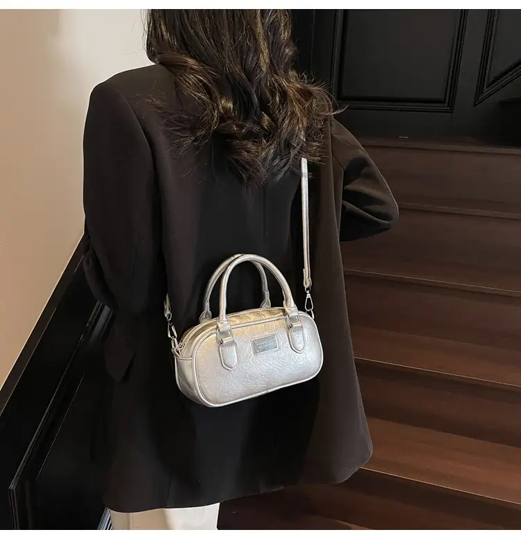 Silver Shoulder Bag for Women 2025 Casual Crossbody — feature 15