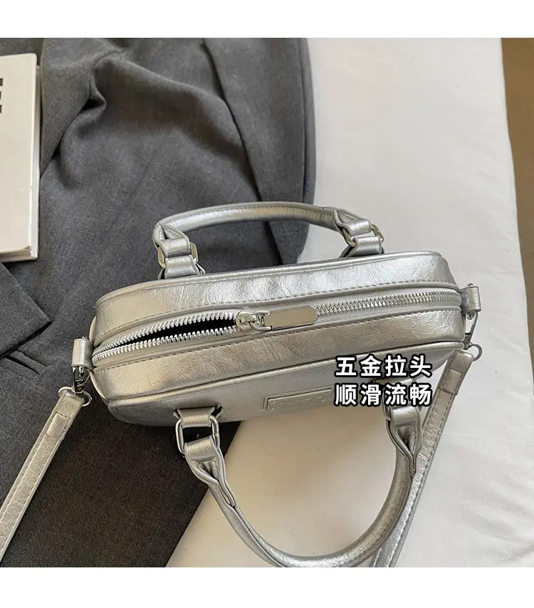 Silver Shoulder Bag for Women 2025 Casual Crossbody — feature 5