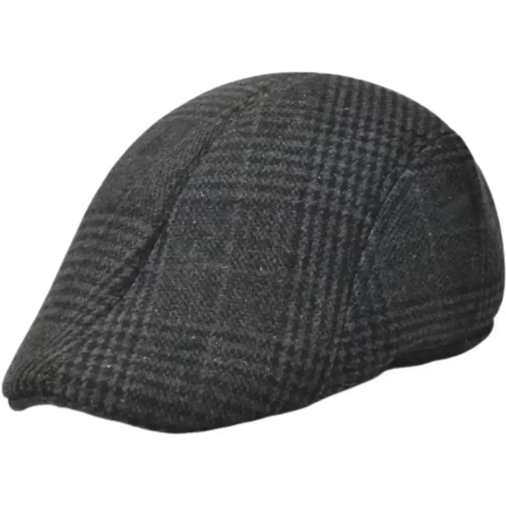 Houndstooth Beret Cap for Men Women Retro Forward Cap — feature 11