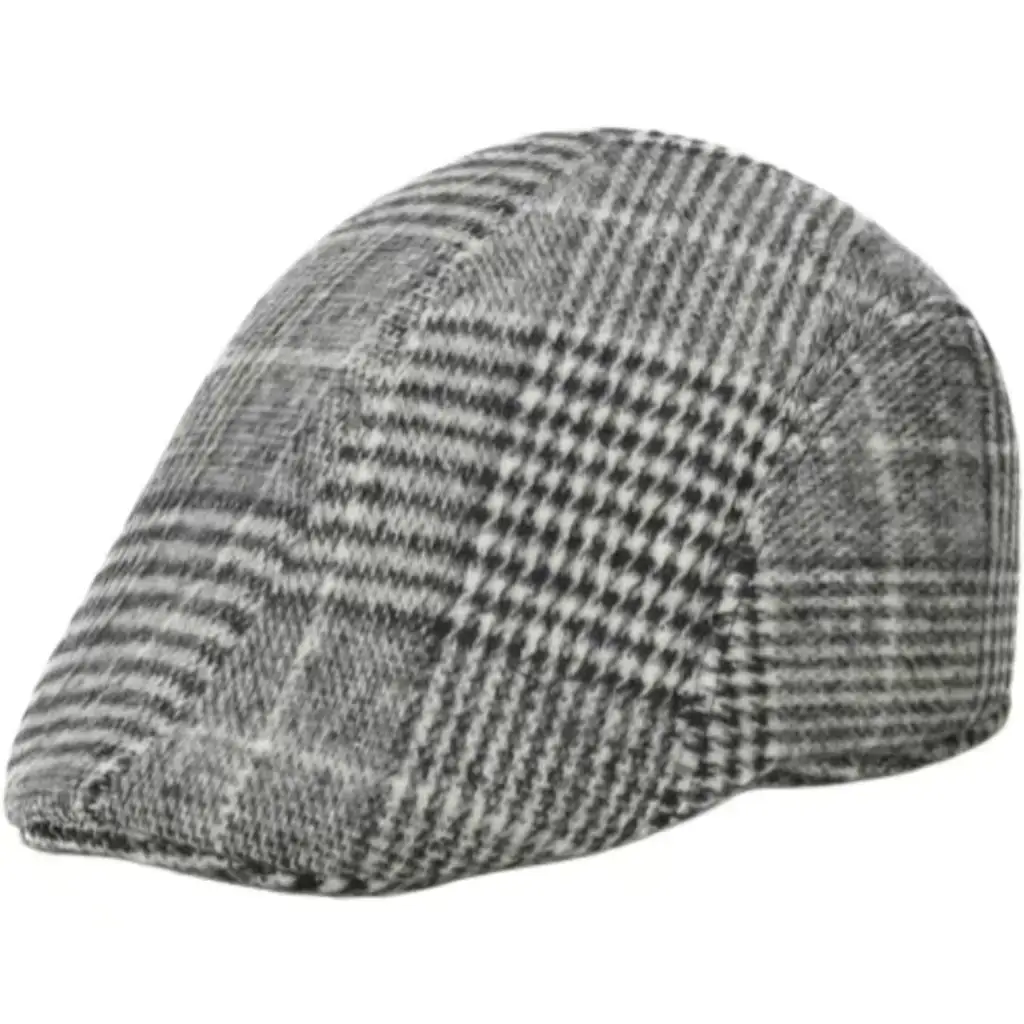 Houndstooth Beret Cap for Men Women Retro Forward Cap — feature 12