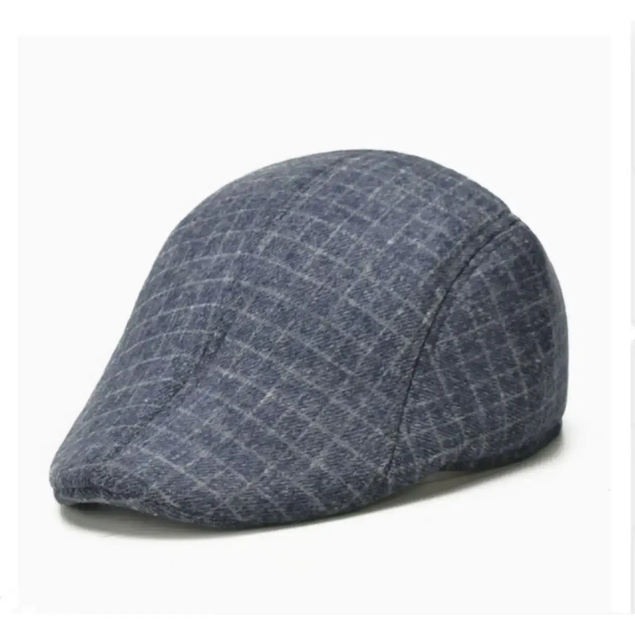 Houndstooth Beret Cap for Men Women Retro Forward Cap — feature 23