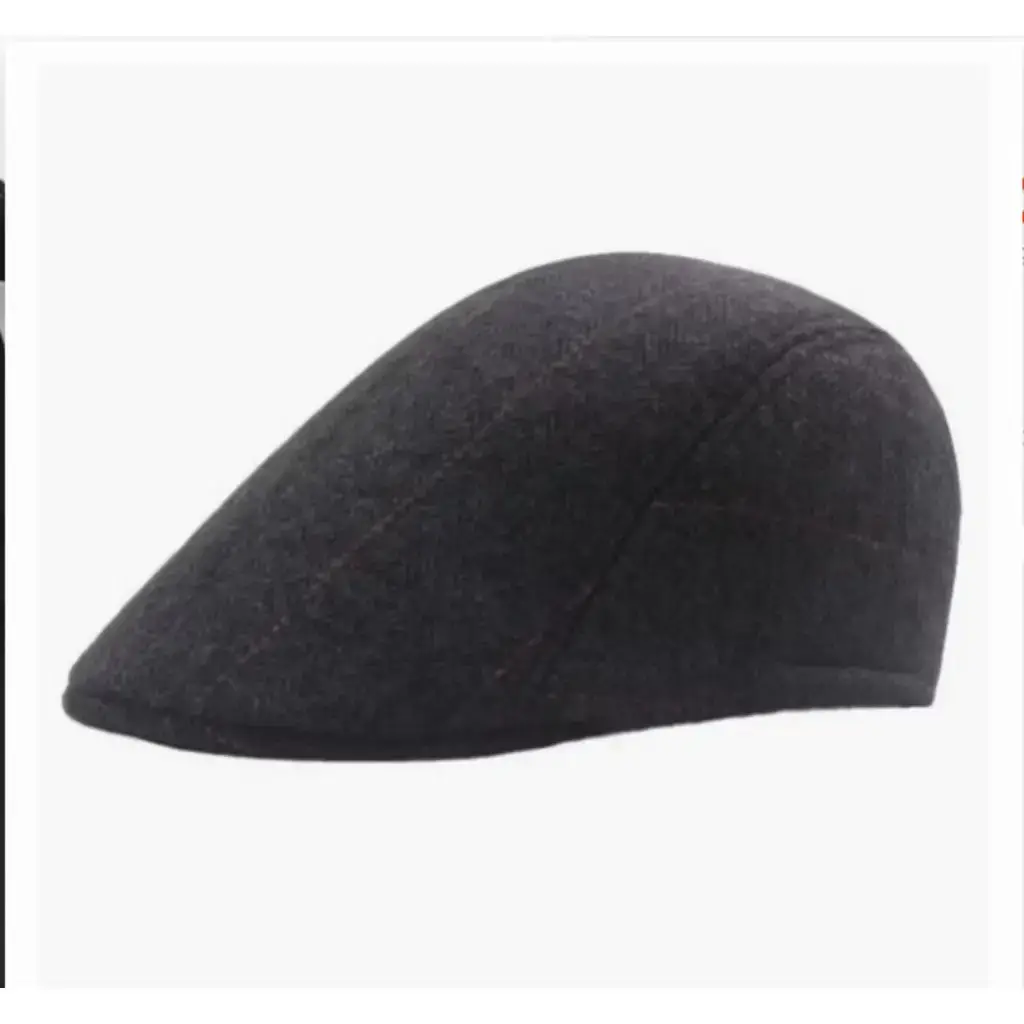 Houndstooth Beret Cap for Men Women Retro Forward Cap - Image 15