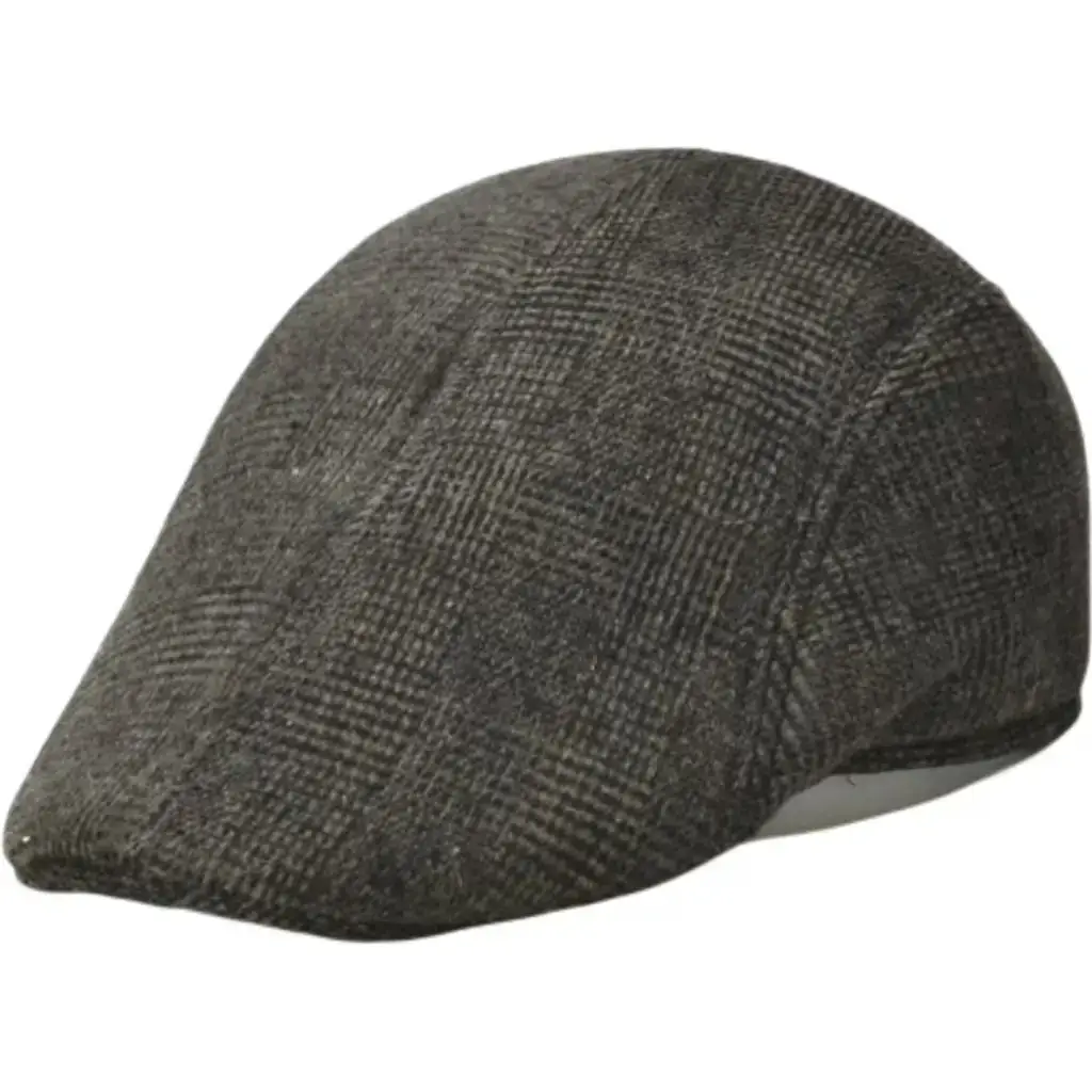 Houndstooth Beret Cap for Men Women Retro Forward Cap - Image 9