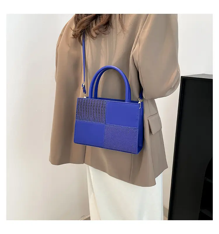 White Croc Embroidered Handbag for Women — feature 23