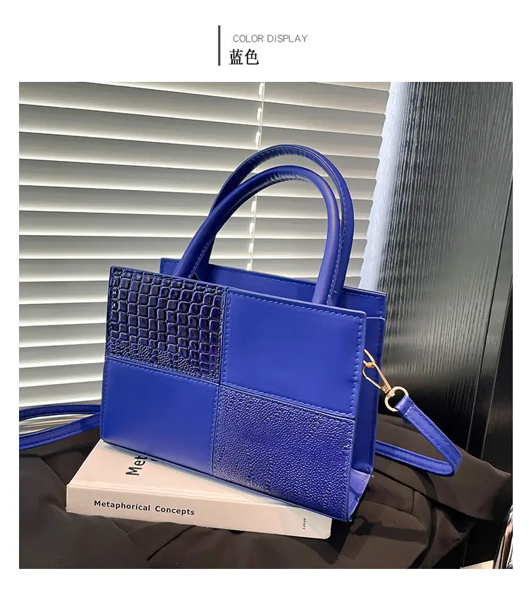 White Croc Embroidered Handbag for Women — feature 29